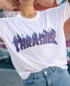 Remera thrasher violeta