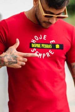 Camiseta Gola O "Inspire pessoas" na internet