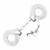 ALGEMA COM PELÚCIA HAND CUFFS - BRANCO - comprar online