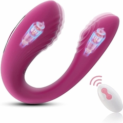 Vibrador de Casal com Controle Duplo Motor 5 Modos de Vibração - loja online