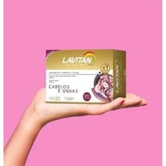 Lavitan Suplemento Vitamínico Para Cabelos e Unhas 60 Capsulas