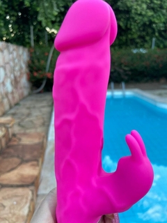 Pink Vibrador Ponto G e Clitóris com 7 Modos de Vibração - comprar online