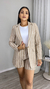 BLAZER FEMININO EM ALFAIATARIA BEGE DAIANE - loja online