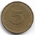 Alemanha, 5 Pfennig - 1972