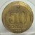 Brasil, 50 Centavos 1953 - Descentralização de disco - comprar online