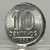 Brasil, 10 Centavos 1956 - Cunho descentralizado cortado (C20)