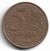 Brasil, 5 Centavos 2004 - Rotação de cunho - comprar online