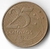 Brasil, 25 Centavos 2002 - Rotação de cunho - comprar online