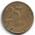 Brasil, 25 Centavos 2003 - Rotação de cunho - comprar online