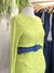 Vestido/ Blusão em tricot verde neon - comprar online