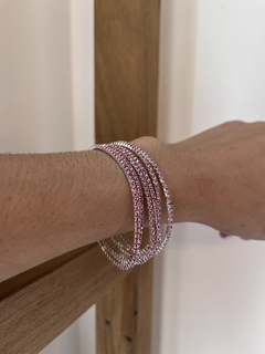 Pulsera strass - Rosa (ER01006)