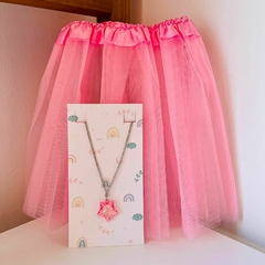 Set Tutu Rosa + Collar (ER5540)