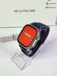 IWO HK ULTRA ONE 4G CHIP WIFI NFC Tela Amoled HD Android Play Store Câmera 32Gb Memória GPS Integrado + 04 BRINDES