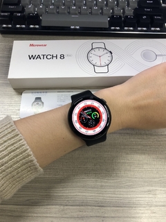 Smartwatch W28 PRO REDONDO (Round) NFC 45mm TELA INFINITA HD + BRINDE - AndersonCell Oficial