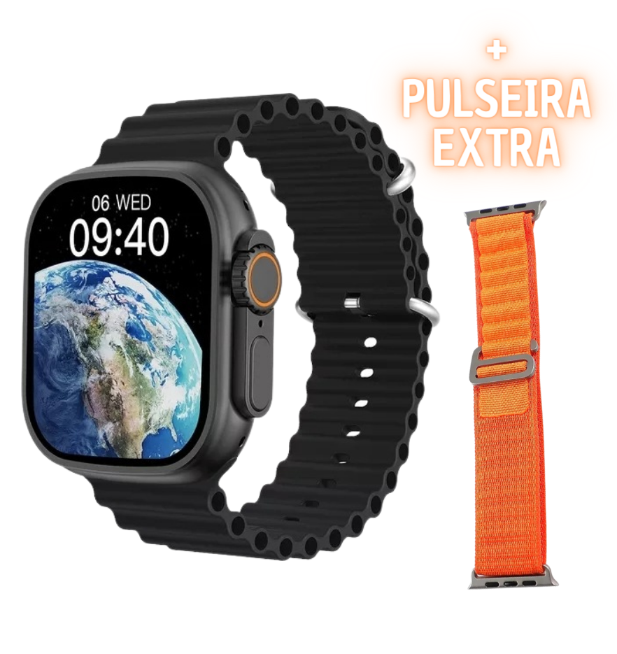 HW68 ULTRA 49mm 2.1 polegada tela hd nfc smartwatch 