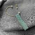 Brinco Ear cuff cravejado + brinco ponto de luz - Turquesa na internet