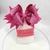 Conjunto infantil laço + kit de pulseiras - Pink com brilho - comprar online