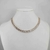 Colar choker cravejada zircônia grande quadrada - comprar online