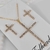 Conjunto colar + brinco crucifixo cravejado - comprar online