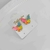 Brinco borboleta esmaltada pequena frontal (colorida) na internet