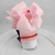 Conjunto infantil laço + kit de pulseiras - Laço Rosa Pin Cup Cake
