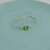 Bracelete gota de acrílico - verde - comprar online