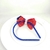 Tiara infantil com laço - Vermelho e azul com bolinhas branca na internet