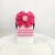 Conjunto infantil laço + kit de pulseiras - laço pink franzido com pin de cupcake na internet