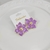 Brinco flor Resinada Paris - loja online
