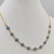 Colar choker olho grego círculos azul claro - comprar online