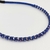 Tiara Mini Cristais com brilho Trançado - Azul marinho - comprar online