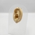 Ear cuff longo cravejado + brinco - Rosana Bijoux