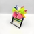 Conjunto infantil laço + kit de pulseiras - Flor Sorriso Colorido Neon na internet