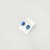 Brinco Oval Acrilico - Azul Marinho - comprar online