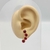 Brinco Ear cuff Circulos de strass na internet