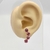 Brinco Ear cuff Circulos de strass na internet