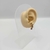 Brinco Ear cuff Circulos de strass - Rosana Bijoux