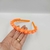 Tiara Infantil Florzinhas com mini Pompom- Laranja Neon na internet