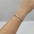 Bracelete folheado a prata - Pedras de Zircônia Colorido - Rosana Bijoux 