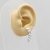 Ear cuff geométrico - comprar online