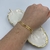 Bracelete vazado em 2 - comprar online