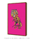 Quadro Decorativo Dino Tigre - comprar online