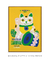 Quadro Decorativo Gato Carnaval - Coor - Arte em Poster