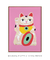 Quadro Decorativo Gato Lucky - Coor - Arte em Poster