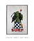 Quadro Decorativo Surf Xadrez - Coor - Arte em Poster