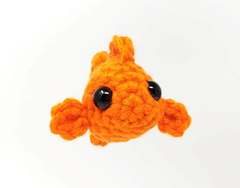 Chaveiro Amigurumi Peixe Dourado Goldenfish