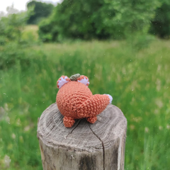 Chaveiro Amigurumi Raposa Potato na internet