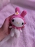 Amigurumi Kuromi e My Melody (Sanrio) na internet