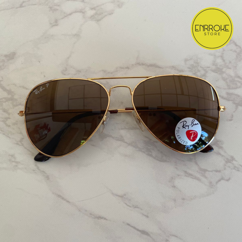 Ray ban aviador marrones new arrivals
