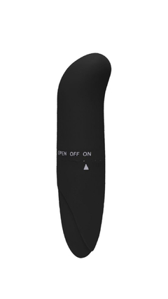  Vibrador Ponto G Aveludado Preto 8cm. Ref. 26212